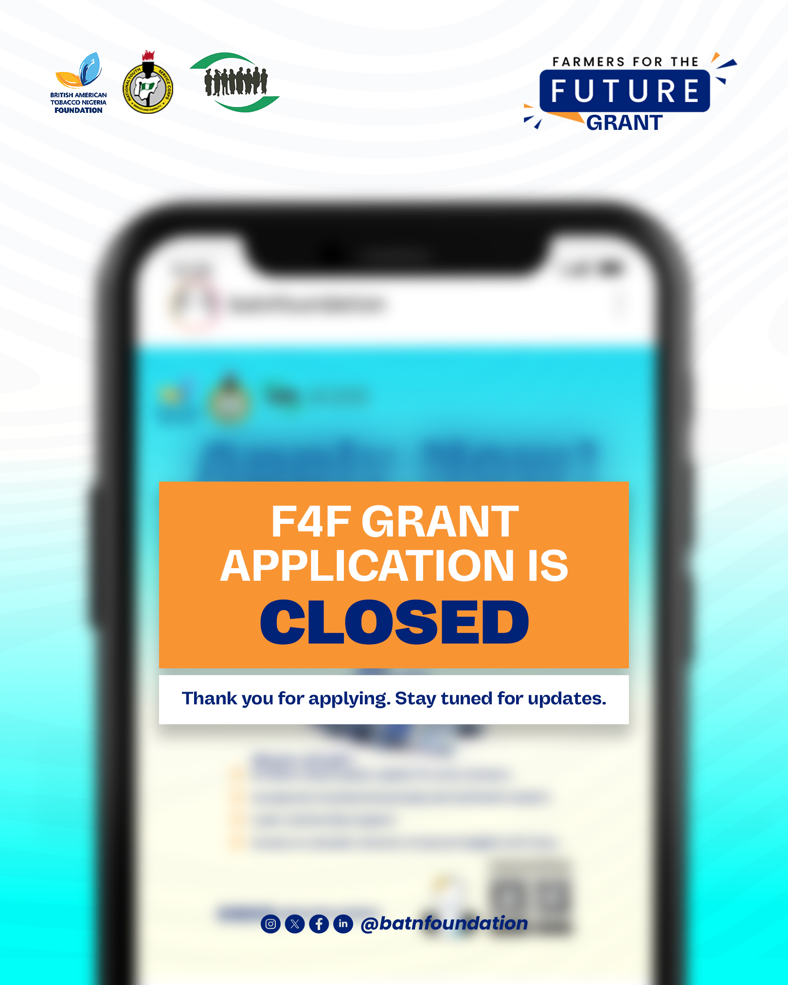 Application Closed
